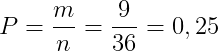 Решение №452 Игральную кость бросают дважды. Найдите вероятность того, что наибольшее из двух выпавших чисел равно 5.