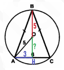 Найдите площадь треугольника АВС, изображённого на рисунке