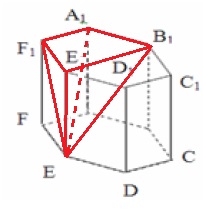 Решение №616 Найдите объем правильной шестиугольной призмы ABCDEFA1B1C1D1E1F1 ...