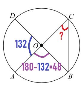 Решение №695 В окружности с центром O отрезки AC и BD — диаметры.