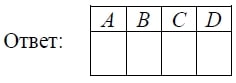 Решение №3335 На координатной прямой отмечено число m и точки А, В, С и D.