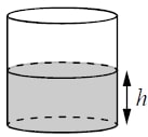 Вода в сосуде цилиндрической формы находится на уровне h = 80 см.