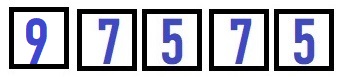 Решение №858 Найдите пятизначное число, кратное 15, любые дне соседние цифры которого отличаются на 2.