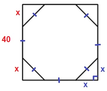 Решение №1499 У стекольщика есть квадратное стекло. Сторона квадрата равна 40 см.