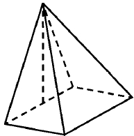 Основанием пирамиды служит прямоугольник, одна боковая грань перпендикулярна плоскости основания, а три другие боковые грани наклонены к плоскости основания под углом 60°.