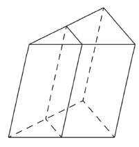 Через среднюю линию основания треугольной призмы проведена плоскость, параллельная боковому ребру.
