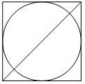 Радиус вписанной в квадрат окружности равен 4√2. Найдите диагональ этого квадрата.