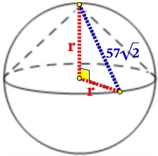 Около конуса описана сфера (сфера содержит окружность основания конуса и его вершину).