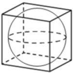 Куб описан около сферы радиуса 2. Найдите объём куба.