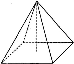 Решение №168 В правильной четырёхугольной пирамиде боковое ребро равно 7,5, а сторона основания равна 10. Найдите высоту пирамиды.