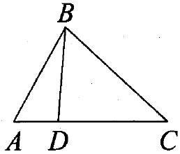На стороне АС треугольника ABC отмечена точка D так, что AD = 2, DC = 13.