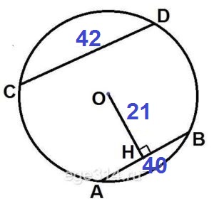 Решение №3717 Отрезки AB и CD являются хордами окружности.