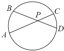 Хорды AC и BD окружности пересекаются в точке P , BP =15, CP = 6, DP  = 10.