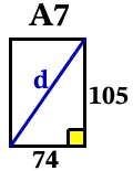 Решение №4158 Общепринятые форматы листов бумаги обозначают буквой А и цифрой: А0, А1, А2 и так далее.