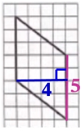 На клетчатой бумаге с размером клетки 1x1 изображён параллелограмм. Найдите его площадь.