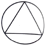 Радиус окружности, вписанной в равносторонний треугольник, равен 6√3.