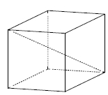 Площадь поверхности куба равна 128. Найдите его диагональ.