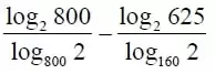 Найдите значение выражения log2 800/log800 2 - log2 625/log160 2 Найдите значение выражения log2 800/log800 2 - log2 625/log160 2