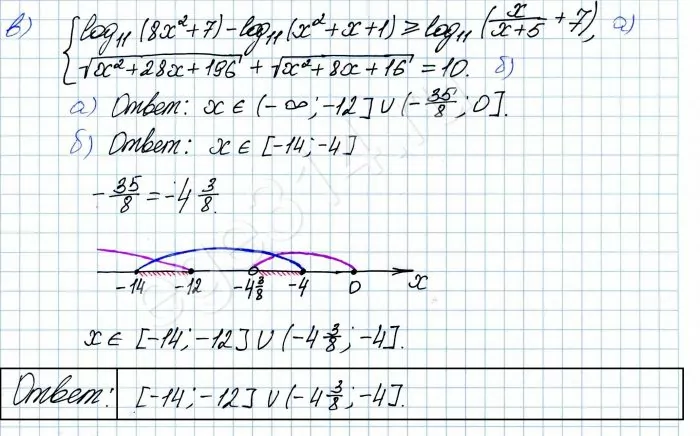 Решите систему log11(8x^2+7)-log11(x^2+x+1)=log11(x(x+5)+7) √(x^2+28x+196)+√(x^2+8x+16)=10 Решите систему log11(8x^2+7)-log11(x^2+x+1)=log11(x(x+5)+7) √(x^2+28x+196)+√(x^2+8x+16)=10