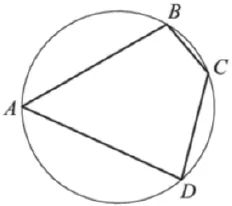 Решение №2021 Точки A, B, C, D, расположенные на окружности, делят эту окружность на четыре дуги AB, BC, CD и AD, градусные величины которых относятся соответственно как 1:3:15:17. Найдите угол BAD.