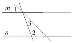 Прямые m и n параллельны (см. рисунок). Найдите ∠3, если ∠1 = 22°, ∠2 = 138°. Прямые m и n параллельны (см. рисунок). Найдите ∠3, если ∠1 = 22°, ∠2 = 138°.