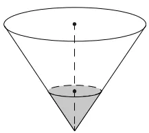 В сосуде, имеющем форму конуса, уровень жидкости достигает <span class="katex-eq" data-katex-display="false"></span>frac{1}{3}<span class="katex-eq" data-katex-display="false"></span> высоты. В сосуде, имеющем форму конуса, уровень жидкости достигает <span class="katex-eq" data-katex-display="false"></span>frac{1}{3}<span class="katex-eq" data-katex-display="false"></span> высоты.