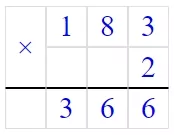 Решение №4814 Вычислите: -2·(54 + 129).